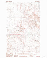 Download a high-resolution, GPS-compatible USGS topo map for Mitchell Corner, MT (1984 edition)