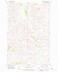 Download a high-resolution, GPS-compatible USGS topo map for Mitchell Coulee, MT (1975 edition)