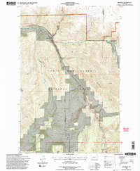 Download a high-resolution, GPS-compatible USGS topo map for Monarch, MT (1997 edition)