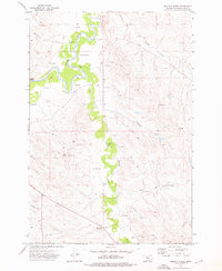 Download a high-resolution, GPS-compatible USGS topo map for Monday Creek, MT (1976 edition)