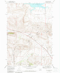 Download a high-resolution, GPS-compatible USGS topo map for Monida, MT (1987 edition)