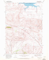 Download a high-resolution, GPS-compatible USGS topo map for Monida, MT (1972 edition)