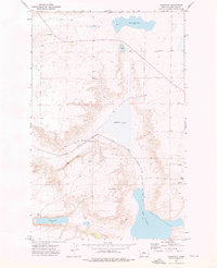 Download a high-resolution, GPS-compatible USGS topo map for Montague, MT (1976 edition)