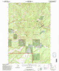 Download a high-resolution, GPS-compatible USGS topo map for Monument Peak, MT (1997 edition)