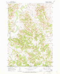Download a high-resolution, GPS-compatible USGS topo map for Moorhead, MT (1973 edition)