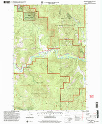 Download a high-resolution, GPS-compatible USGS topo map for Moose Creek, MT (2004 edition)