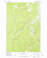 preview thumbnail of historical topo map of Granite County, MT in 1974