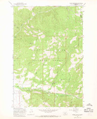 preview thumbnail of historical topo map of Meagher County, MT in 1967
