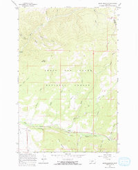 Download a high-resolution, GPS-compatible USGS topo map for Moose Mountain, MT (1970 edition)