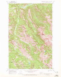 Download a high-resolution, GPS-compatible USGS topo map for Morningstar Mountain, MT (1972 edition)