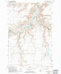 Download a high-resolution, GPS-compatible USGS topo map for Morony Dam, MT (1994 edition)
