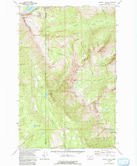 Download a high-resolution, GPS-compatible USGS topo map for Morrell Lake, MT (1992 edition)