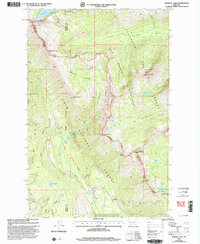 Download a high-resolution, GPS-compatible USGS topo map for Morrell Lake, MT (2003 edition)