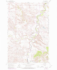 Download a high-resolution, GPS-compatible USGS topo map for Mosby, MT (1980 edition)