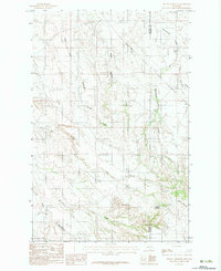 Download a high-resolution, GPS-compatible USGS topo map for Mount Antelope, MT (1983 edition)