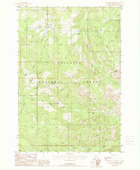 Download a high-resolution, GPS-compatible USGS topo map for Mount Blackmore, MT (1988 edition)