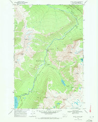 Download a high-resolution, GPS-compatible USGS topo map for Mount Cannon, MT (1971 edition)