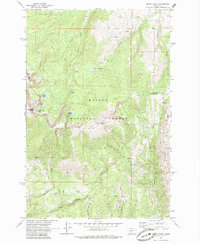 Download a high-resolution, GPS-compatible USGS topo map for Mount Edith, MT (1985 edition)
