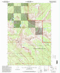 Download a high-resolution, GPS-compatible USGS topo map for Mount Evans, MT (1998 edition)