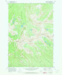 Download a high-resolution, GPS-compatible USGS topo map for Mount Evans, MT (1973 edition)