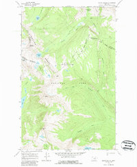 Download a high-resolution, GPS-compatible USGS topo map for Mount Geduhn, MT (1987 edition)
