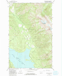 Download a high-resolution, GPS-compatible USGS topo map for Mount Grant, MT (1992 edition)