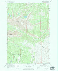 Download a high-resolution, GPS-compatible USGS topo map for Mount Haggin, MT (1974 edition)