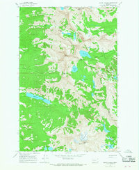 Download a high-resolution, GPS-compatible USGS topo map for Mount Harding, MT (1968 edition)