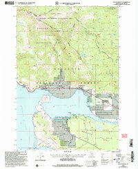 Download a high-resolution, GPS-compatible USGS topo map for Mount Hebgen, MT (2005 edition)