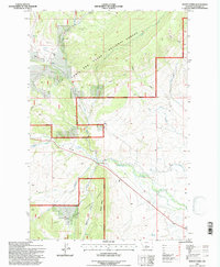 preview thumbnail of historical topo map of Meagher County, MT in 1995