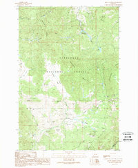 Download a high-resolution, GPS-compatible USGS topo map for Mount Humbug, MT (1989 edition)