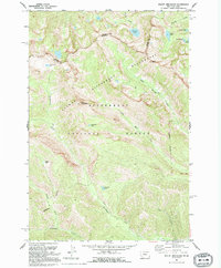 Download a high-resolution, GPS-compatible USGS topo map for Mount Jerusalem, MT (1994 edition)