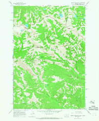 Download a high-resolution, GPS-compatible USGS topo map for Mount Jerusalem, MT (1968 edition)