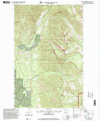 Download a high-resolution, GPS-compatible USGS topo map for Mount Marston, MT (2000 edition)