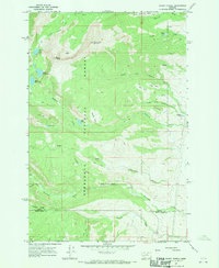 Download a high-resolution, GPS-compatible USGS topo map for Mount Powell, MT (1970 edition)