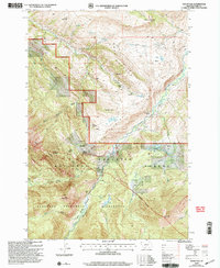 Download a high-resolution, GPS-compatible USGS topo map for Mount Rae, MT (2005 edition)