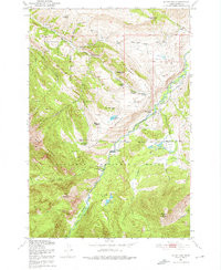 Download a high-resolution, GPS-compatible USGS topo map for Mount Rae, MT (1976 edition)