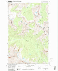 Download a high-resolution, GPS-compatible USGS topo map for Mount Stimson, MT (1985 edition)