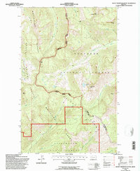 Download a high-resolution, GPS-compatible USGS topo map for Mount Thompson-Seton, MT (1997 edition)