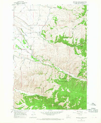 Download a high-resolution, GPS-compatible USGS topo map for Mountain House, MT (1968 edition)