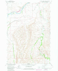 Download a high-resolution, GPS-compatible USGS topo map for Mountain Pocket Creek, MT (1980 edition)