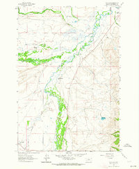 Download a high-resolution, GPS-compatible USGS topo map for Mud Lake, MT (1964 edition)