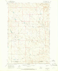 Download a high-resolution, GPS-compatible USGS topo map for Mud Spring, MT (1966 edition)