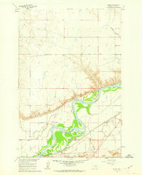 Download a high-resolution, GPS-compatible USGS topo map for Myers, MT (1962 edition)
