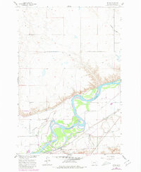 Download a high-resolution, GPS-compatible USGS topo map for Myers, MT (1980 edition)