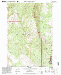 Download a high-resolution, GPS-compatible USGS topo map for Mystery Cave, MT (1999 edition)