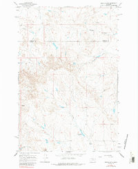 Download a high-resolution, GPS-compatible USGS topo map for Needle Butte, MT (1984 edition)