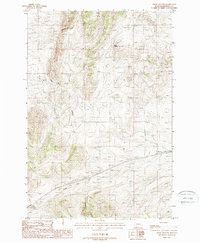 Download a high-resolution, GPS-compatible USGS topo map for Negro Hollow, MT (1988 edition)