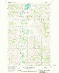 Download a high-resolution, GPS-compatible USGS topo map for Nelson Coulee, MT (1970 edition)