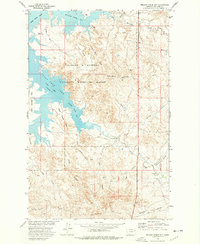 Download a high-resolution, GPS-compatible USGS topo map for Nelson Creek Bay, MT (1977 edition)